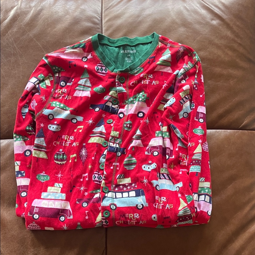 Hatley - Little Blue House Christmas Union suit